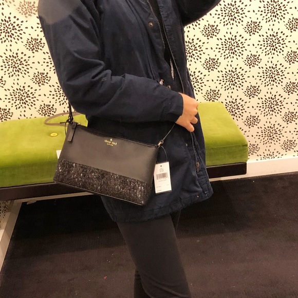 NWT Kate Spade Greta Court Ramey Glitter Crossbody - Picture 8 of 8